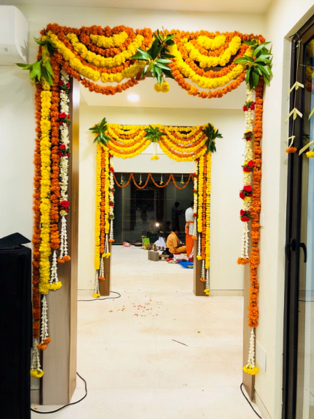 Real Flower Door Decoration