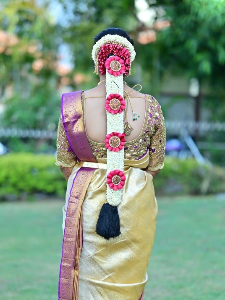 Bridal Poola Jada hyderabad