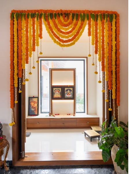 Flower decoration for door entrance in hyderabad